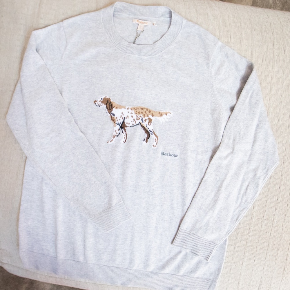 NWT Barbour Women's Mari Crew Sweater - Picture 2 of 11